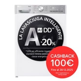 Lavasciuga 13/7kg AI DD™ Smart, 1400 giri, Vapore antipiega Bianca